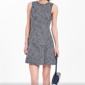 Banana Republic Tweed Sleeveless Shift Dress